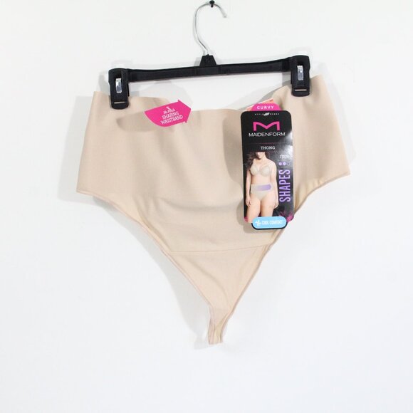 Maidenform Women Plus Size thong 3X NEW Shapewear Underwear Firm Control Panty - Picture 3 of 9